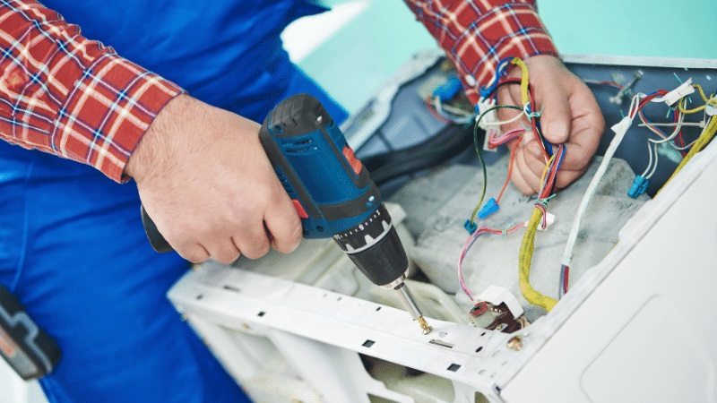 Soma Protherm Protherm çamaşır makinesi kart tamiri – Su almama arızası orijinal parça ile giderildi. - Teknik servis örneği
